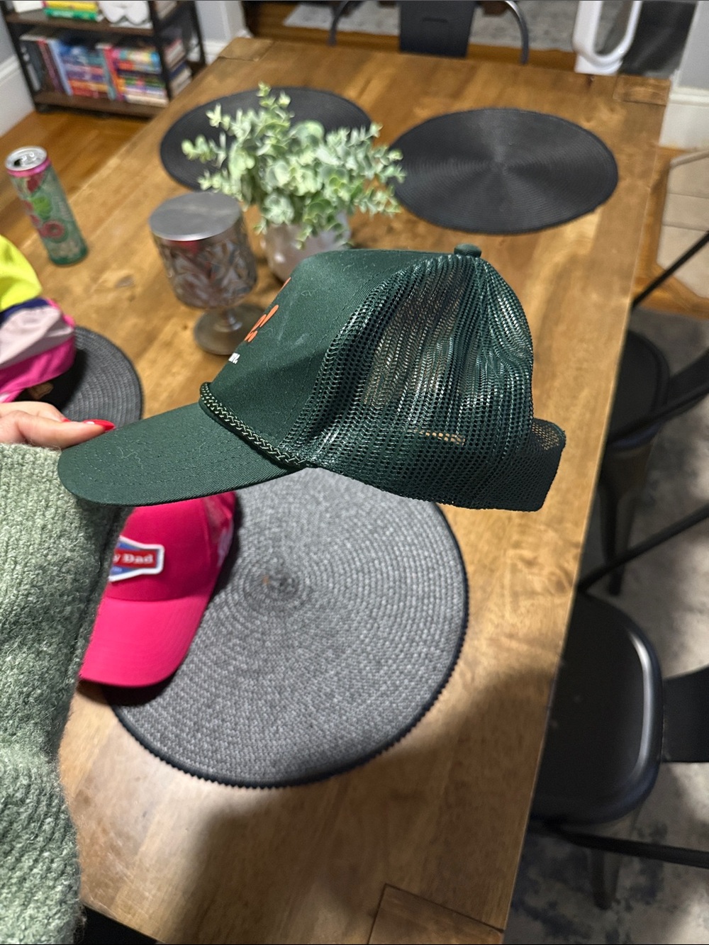 Happy Dad Pink Trucker Hat - Men Accessories Hats - Picture 4 of 5